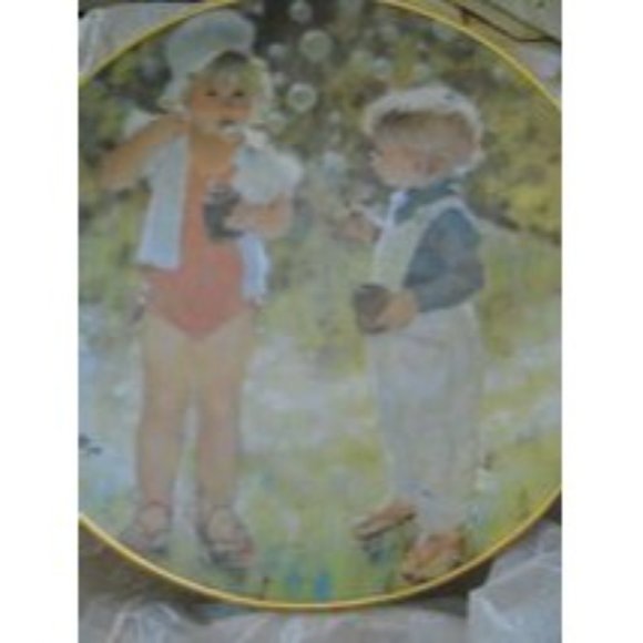 12 Plate Set of Hamilton Collection The Summer Days of Childhood Thornton Utz - Picture 6 of 12